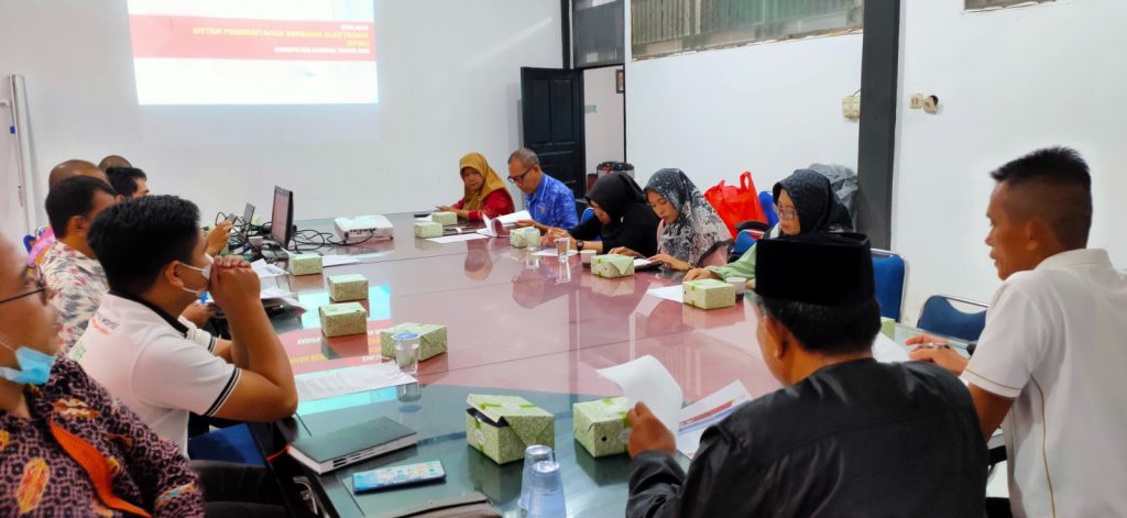 Rapat Persiapan evaluasi Mandiri SPBE 2024
