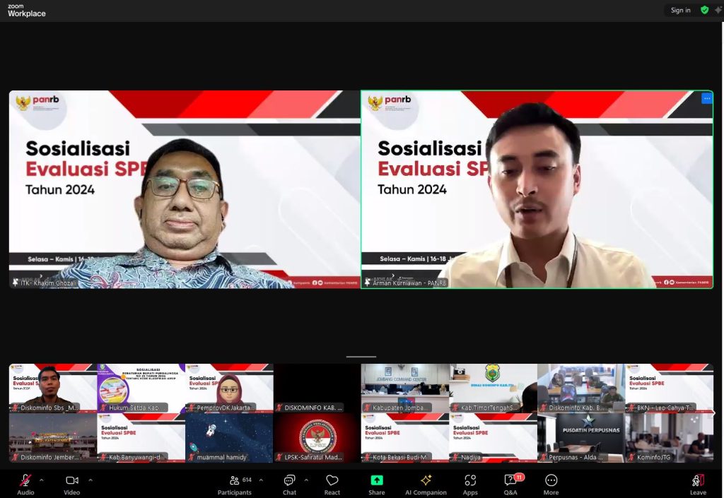 Sosialisasi Evaluasi SPBE Tahun 2024